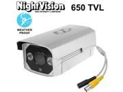 1 3 inch SONY 650TVL 16mm Fixed Lens Array LED Waterproof Color Dome CCD Video Camera IR Distance 30m