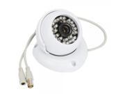 1 3? CMOS 600TVL 30 IR LEDs Indoor Night Vision Dome Security Camera PAL White