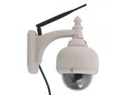 1 5? CMOS 22 LEDs 4 9mm Zoom Lens IR cut Outdoor Night Vision Wireless IP Dome Camera Off white NIP 31BHE