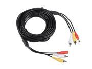 2RCA Power Audio Video Extension Cable Wire for Security Camera