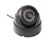 1 4? CMOS 380TVL 12 IR LEDs Conch shaped Security Camera Black PAL