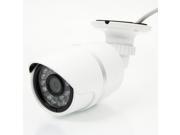 1 4? 1.0MP CMOS 24 LED Waterproof Outdoor Nightvision P2P IP Camera White