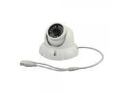 1 3? Sony CCD 420TVL 24LED Conch Infrared Night Vision Security Camera White