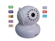 Wanscam HW0021 Wireless WIFI 1.0MP CMOS Plug in Card P2P Network IP Camera with IR cut Night Vision White