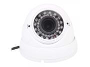 1 3? Sony CCD HD 700TVL 36 IR 2.8mm 12mm In Outdoor Dome Security Camera PAL White