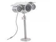 1 3? CMOS 600TVL 72 IR LED Night Vision Aircraft Waterproof Surveillance Camera Silver