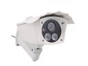 1 3? SONY CCD 700TVL 2 LEDs Array 8mm Lens Night Vision Waterproof Security CameraWhite