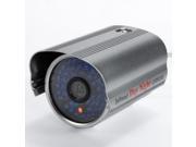 1 4? CMOS 420TVL 6mm 48 Blue Light LED Waterproof Outdoor Security Camera Iron Grey