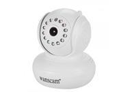 Wanscam JW0004 Wireless Wifi Night Vision P2P Network Indoor IP Camera with Angle Control White