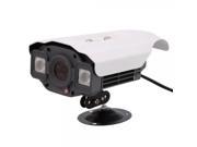 1 3? SONY CCD 700TVL 2 LEDs Array 6mm Lens Night Vision Waterproof Security Camera White