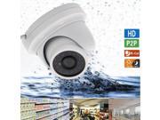 1.0MP CMOS 720P H.264 IR CUT Infrared Motion Detection Dome IP Camera White