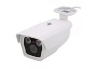 1 3? SONY CCD 700TVL 2 LEDs Array 6mm Lens Night Vision Waterproof Security Camera White