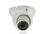 1 3? Sony CCD 480TVL 24LED Conch Infrared Night Vision Security Camera White