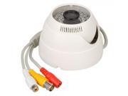 1 4? Sharp CCD 420TVL 36IR LED Conch Type Audio Security Camera White