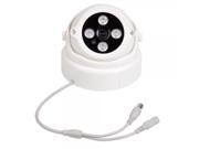 1 3? Sony CCD 420TVL 4 IR LED Conch Shape Waterproof Camera White
