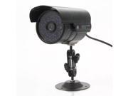 1 4? CMOS 6mm 800TVL 48SMD LED Blue Light IR Night Vision Waterproof Camera Black