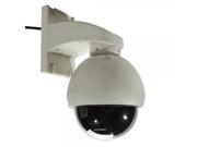 1 3? Sony CCD 420TVL 5 15mm Zoom Lens 3.5? Plastic PTZ Dome Security Camera PAL White