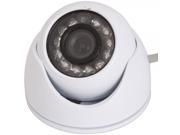 1 3? Cmos 380TVL 12IR LED Metal Conch Type Security Camera White