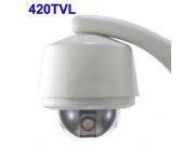 1 4 SONY 420TVL Waterproof Speed Dome Camera 360 Degree Continuous Rotation and 180 Degree Auto Flip