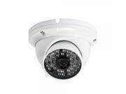 1 4? CMOS 48LED 700TVL 3.6mm Conch Type Large Metal Surveillance Security Dome Camera White