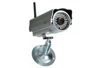 Wireless WiFi 30 IR LED Waterproof IP Camera with IR CUT Remote Access Silver