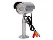 30 IR LED Security CCTV Camera with Waterproof Function PAL Silver