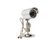 1 4? HD SHARP CCD 420TVL 24 IR LED Waterproof Security Camera Silver