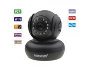 Wanscam HW0021 Wireless WIFI 1.0MP CMOS Plug in Card P2P Network IP Camera with IR cut Night Vision Black