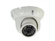 1 3? Sony CCD 540TVL 4mm 24LED Infrared Security Indoor Dome Camera White