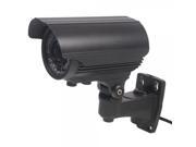 1 3? Sony 700TVL 42 LEDs Night Vision Waterproof Camera with Power Supply Black