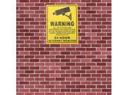 200 x 250mm Monitoring Security Cameras CCTV Surveillance Warning Sign
