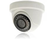 1 4? CMOS 1000TVL 4mm 18 LED NTSC IR CUT Scalloped Security Camera White