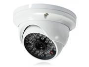 1 4? CMOS 48LED 1000TVL NTSC 3.6mm Large Metal Round Plate Surveillance Dome Camera White