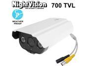 1 3 inch SONY 700TVL 6mm Fixed Lens Array LED Waterproof Color Box CCD Video Camera IR Distance 30m