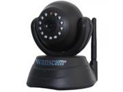 Wanscam JW0003 CMOS 13LED Night Vision P2P Wireless Network IP Camera Black