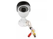 1 3? Cmos 600TVL 36IR LED Cup Type Waterproof Security Camera White