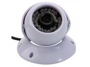 36LED Conch Type CCTV DVR Camera with TF Card Slot Remote Control White T922