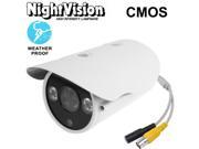 8mm Fixed Lens CMOS Array LED Waterproof Color Box Video Camera IR Distance 30m