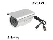 1 3 SHARP Color 420TVL CCD Waterproof Camera IR Distance 20m View Angle 80 Degree Lens Mount 3.6mm Sharp 662RP