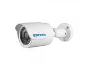 ESCAM HD3100 1 3? CMOS 1080P 3.6mm IR 20M POE IP66 Waterproof IP Camera White