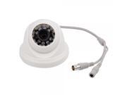 1 3? SONY CCD 500TVL 24 IR LED Waterproof Security Camera with Decorative Border White
