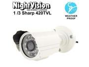 1 3 Sharp 420TVL 3.6mm Lens IR Waterproof Mini Color CCD Video Camera IR Distance 30m