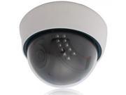 1 4? CMOS 600TVL 3.6mm 22 LED NTSC Security Dome CCTV Camera White
