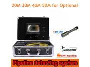 CR110 7D2 7inch Monitor 800TVL Pipe Endoscope Inspection Camera Sewer Borehole Camera with DVR Set for Underwater Work Fish Finder etc