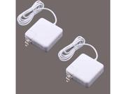 2 PCS 60W AC Power Adapter for Apple MacBook Pro 13 13.3 A1184 A1181 A1278