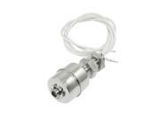 Aquarium Pool Water Level Sensor Stainless Steel Float Switch White Cable