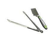 UPC 737069523675 product image for Titan Outdoors Premium 2 Piece Stainless Steel Portable BBQ Grilling Tool Set | upcitemdb.com