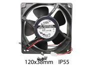 120mm 38mm New Case Fan AD1212UB F53 12V 120CFM Ball IP55 Waterproof PC Cooling 2 wire 299*