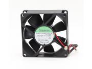 8CM original PMD1208PTB1 A DC 12V 5.2W 8025 2 line double ball bearing cooling fan case cooler