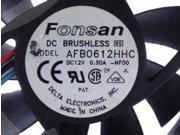 6CM origial AFB0612HHC 603 1288 ND AXIAL FAN 60X15MM delta ElectronicsDC12V 0.3A 3 WIRES 6015 60*60*15MM